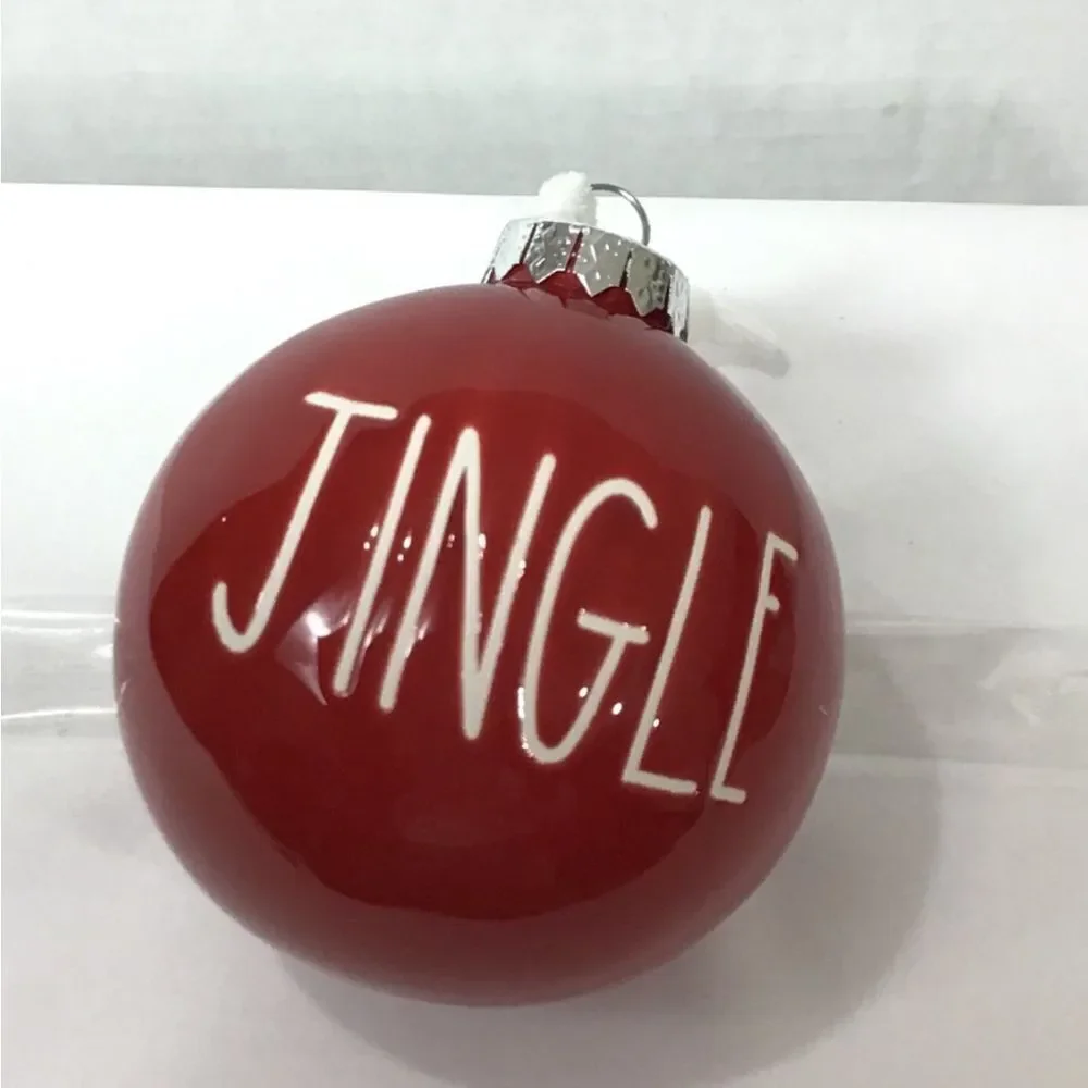 Rae Dunn Christmas Tree Ornaments New Jingle Santa Wish